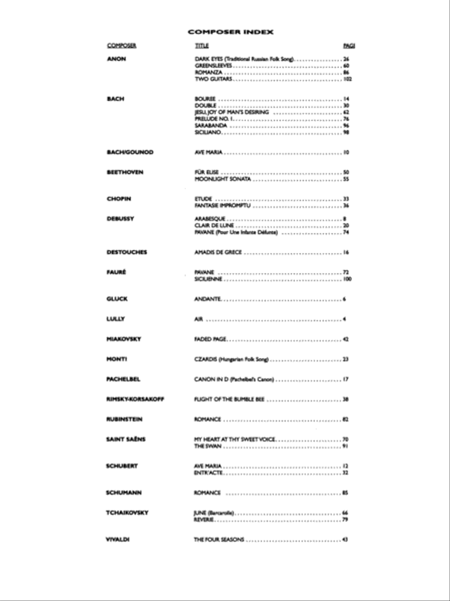 The Essential Classical Guitar Collection Acoustic Guitar scores gallery preview page 3