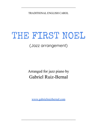 THE FIRST NOEL (jazz piano arrangement)
