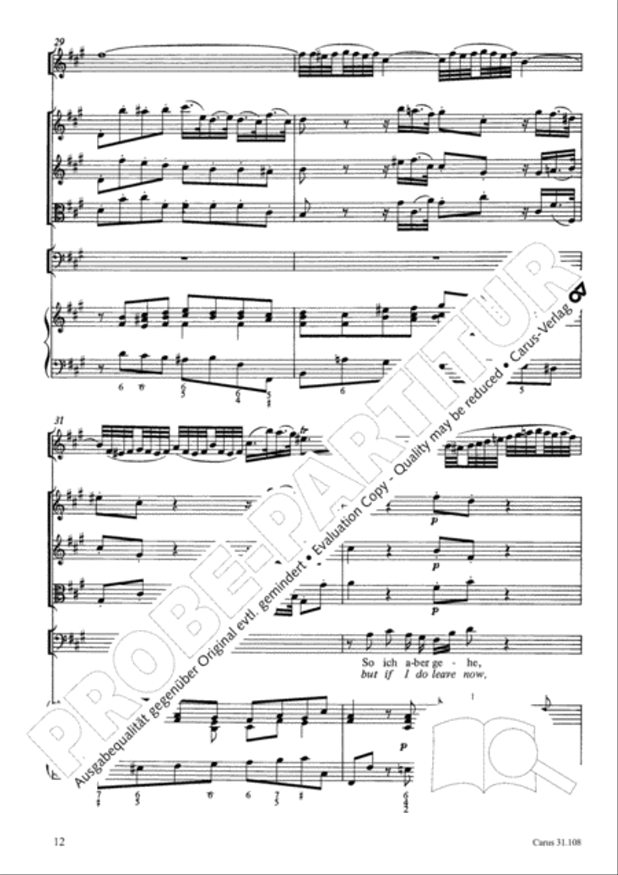 Now it is good, that I am leaving (Es ist euch gut, dass ich hingehe) ATB scores gallery preview page 13