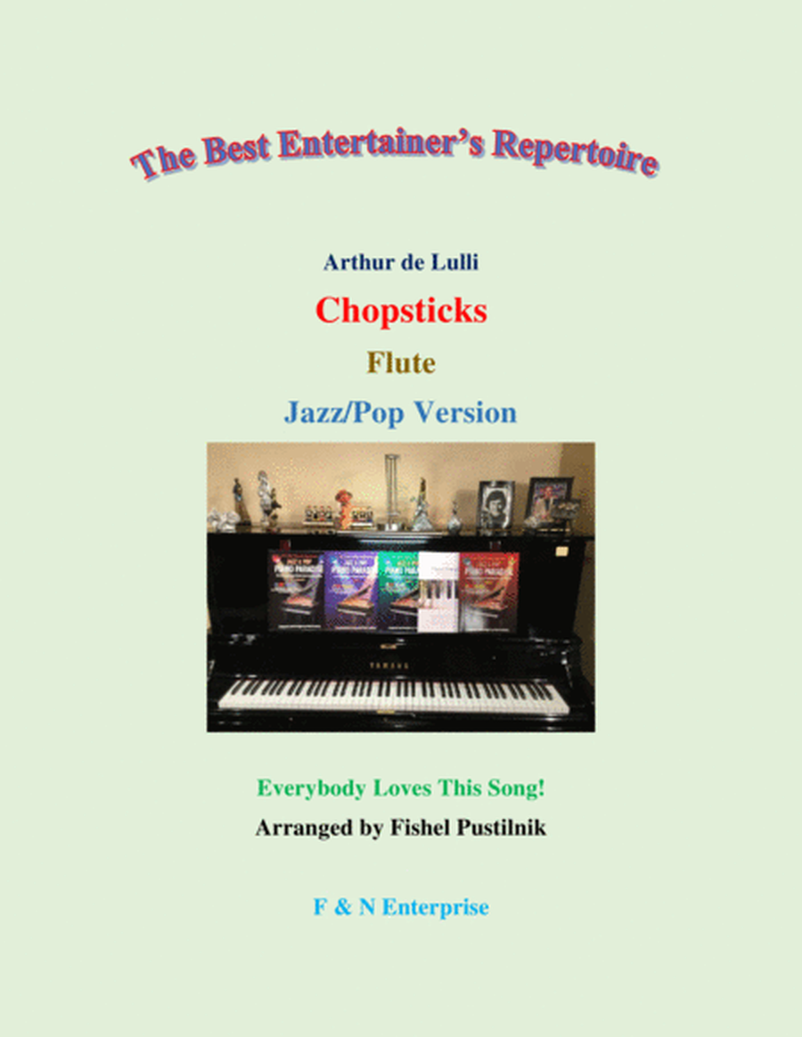 "Chopsticks" for Flute (with Background Track)-Jazz/Pop Version image number null