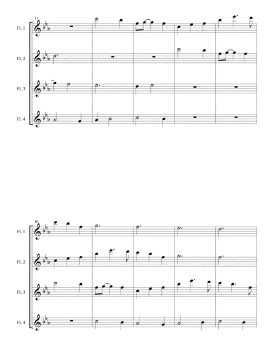 Homage Homage Woodwind Quartet scores gallery preview page 2