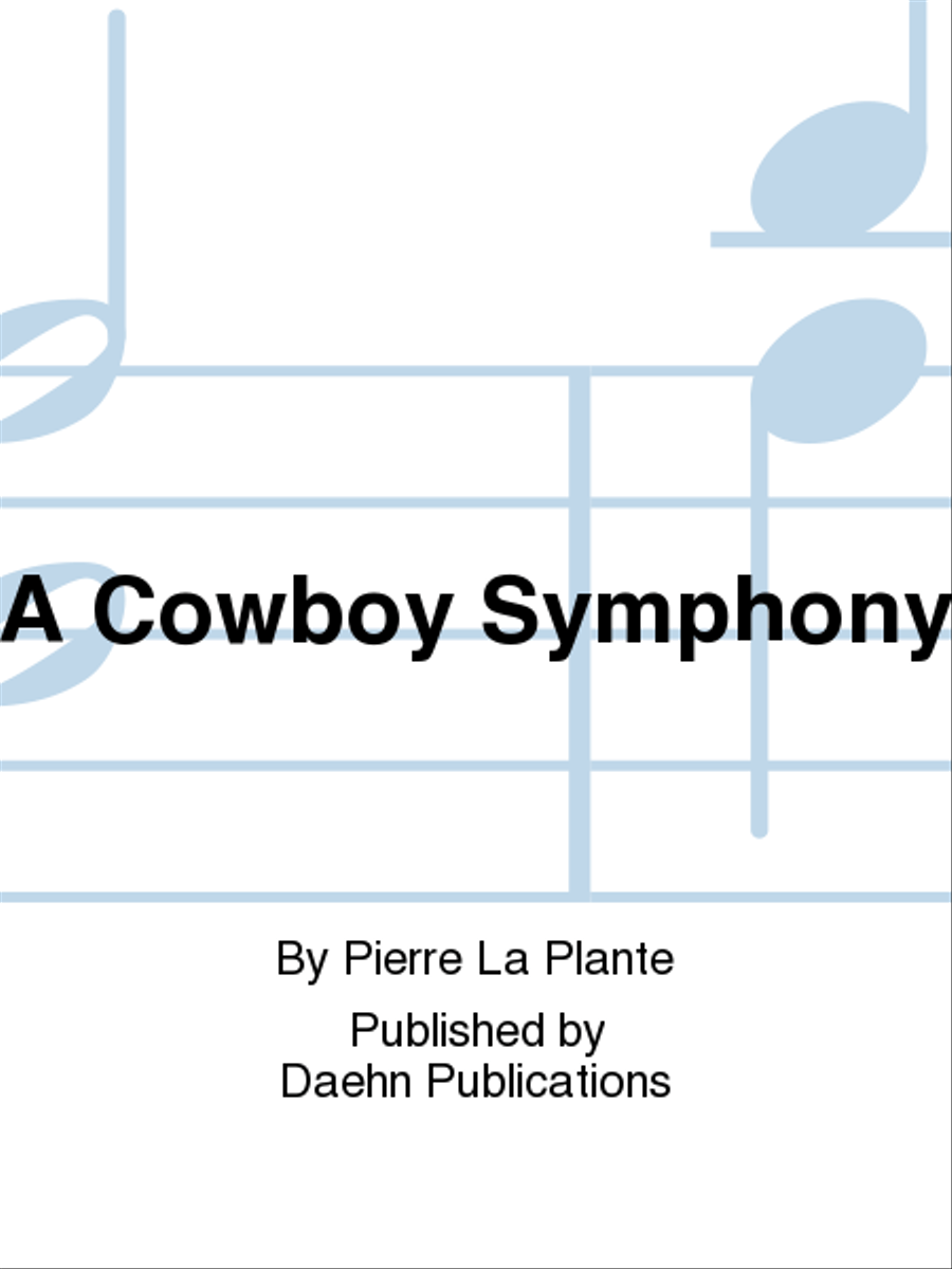 A Cowboy Symphony A Cowboy Symphony Concert Band scores gallery preview page 1