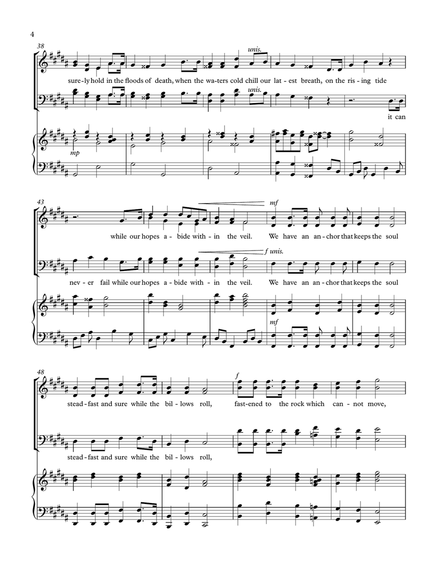 Will Your Anchor Hold 4-Part scores gallery preview page 4