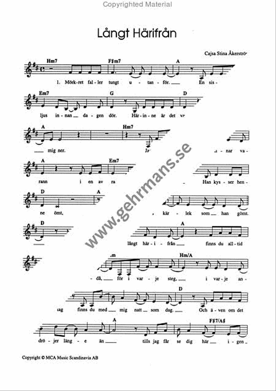 Cajsa Stina Akerstrom Piano, Vocal, Guitar scores gallery preview page 4