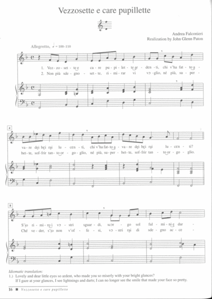 Italian Arias of the Baroque and Classical Eras Voice Solo