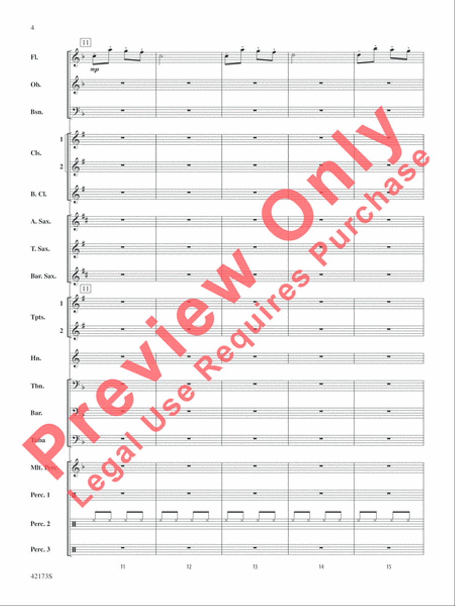 Jingle Band! Concert Band scores gallery preview page 5