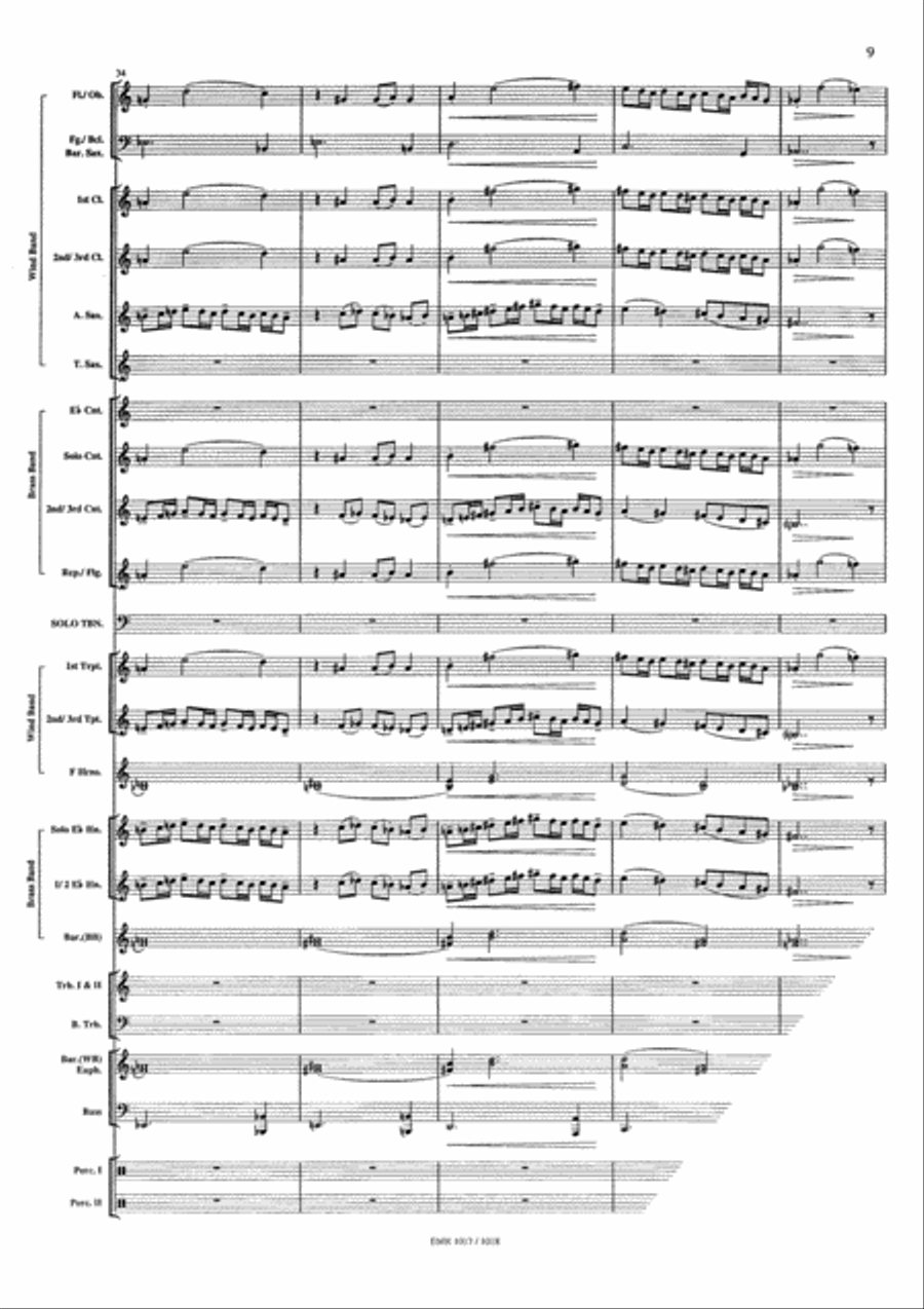 Prelude & Dance Prelude & Dance Brass Band scores gallery preview page 10