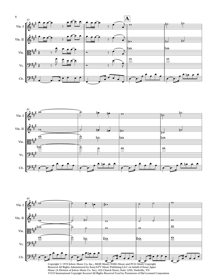 What's Going On String Orchestra scores gallery preview page 6