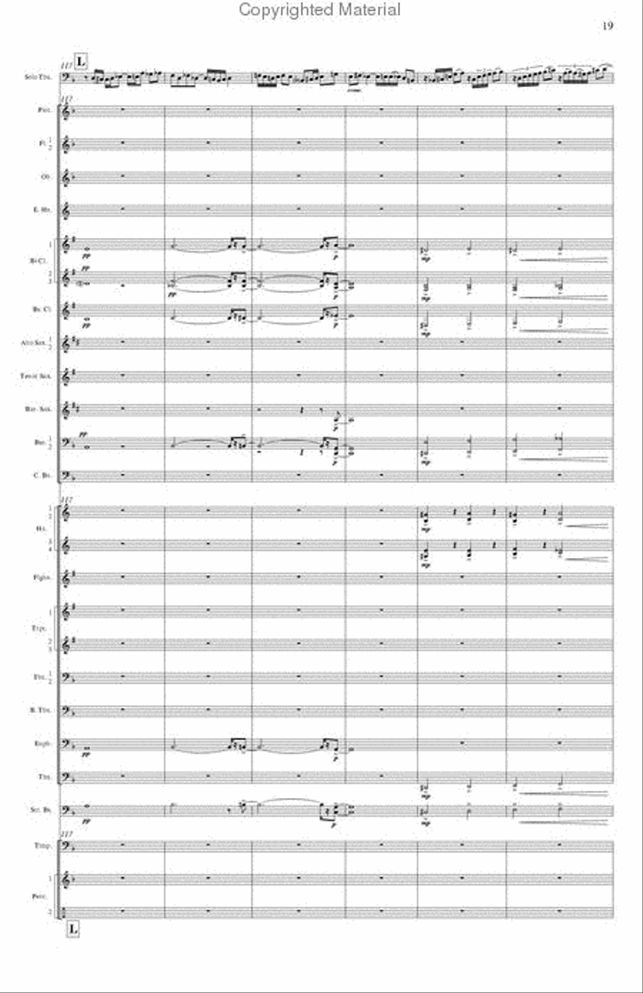 Concerto for Tuba and Wind Band Concert Band scores gallery preview page 7