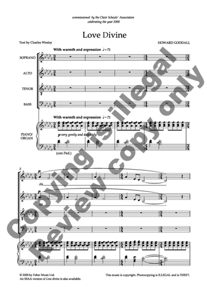 Love Divine (Choral Score) image number null