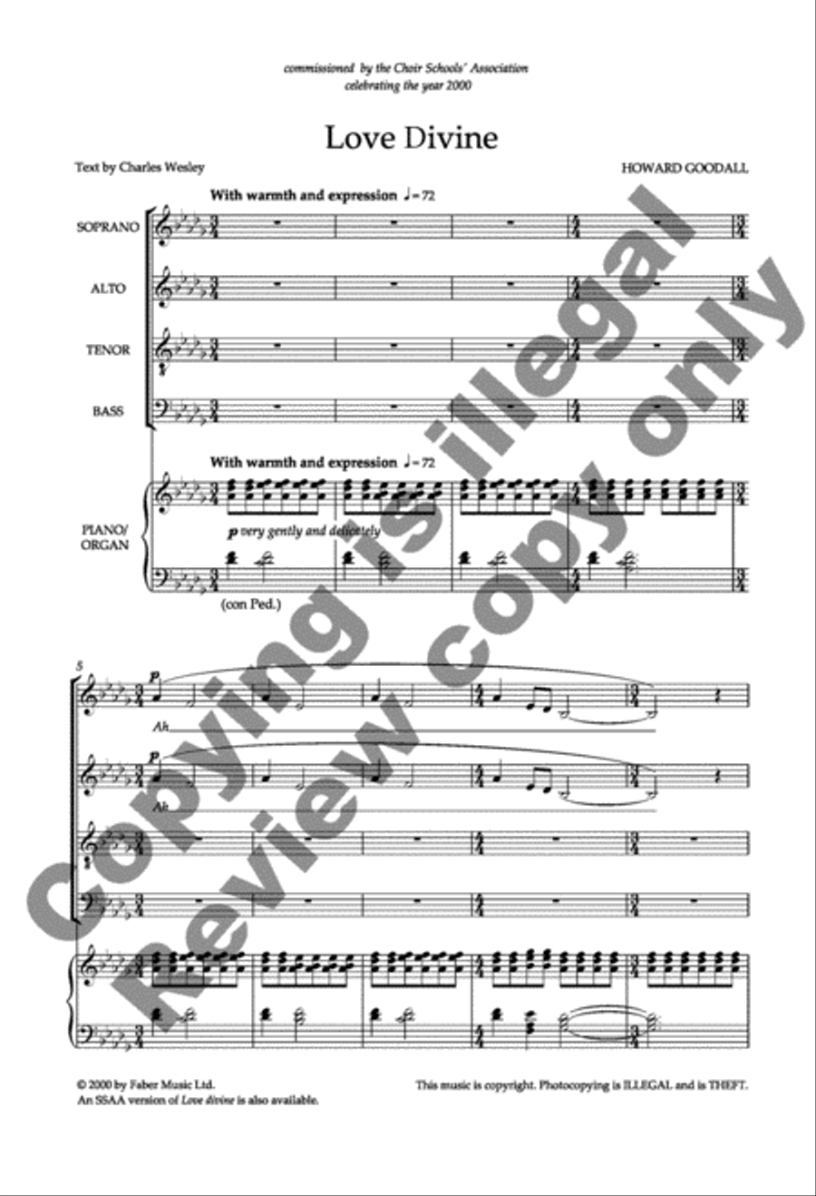 Love Divine Love Divine Divisi scores gallery preview page 4