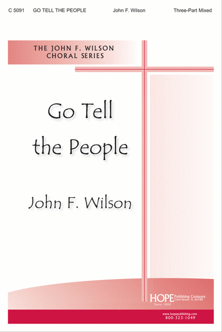 Go Tell the People 3-Part scores gallery preview page 1