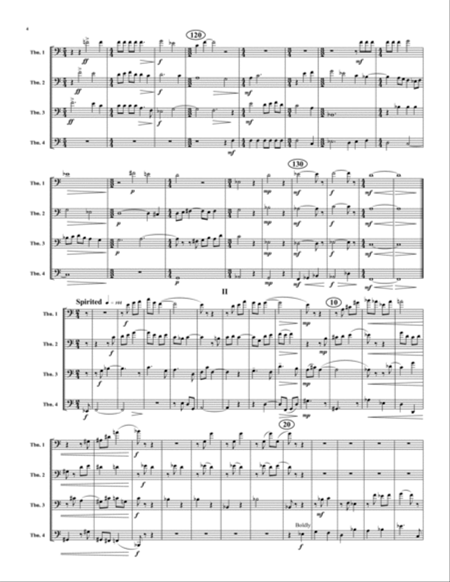 Crucible Crucible Trombone Quartet scores gallery preview page 4