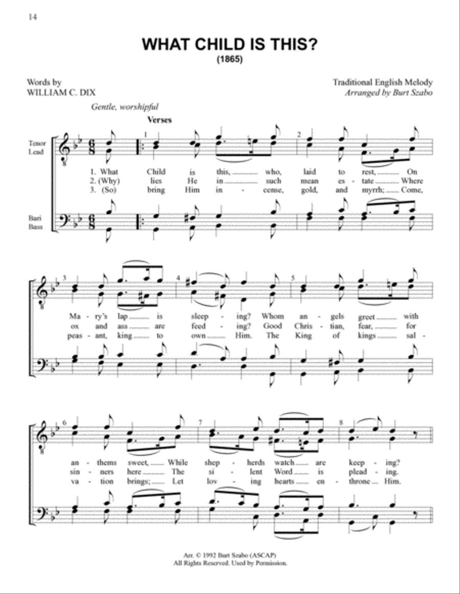 Yuletide Favorites (Volume II) TTBB scores gallery preview page 13