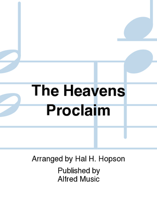 Book cover for The Heavens Proclaim