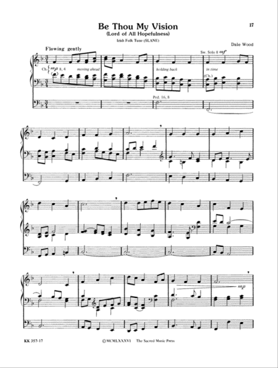 Wood Works for Organ, Book 1 Organ Solo scores gallery preview page 12