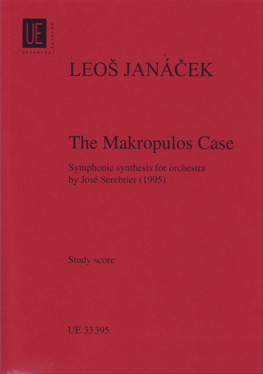 Die Sache Makropulos Orchestra scores gallery preview page 1