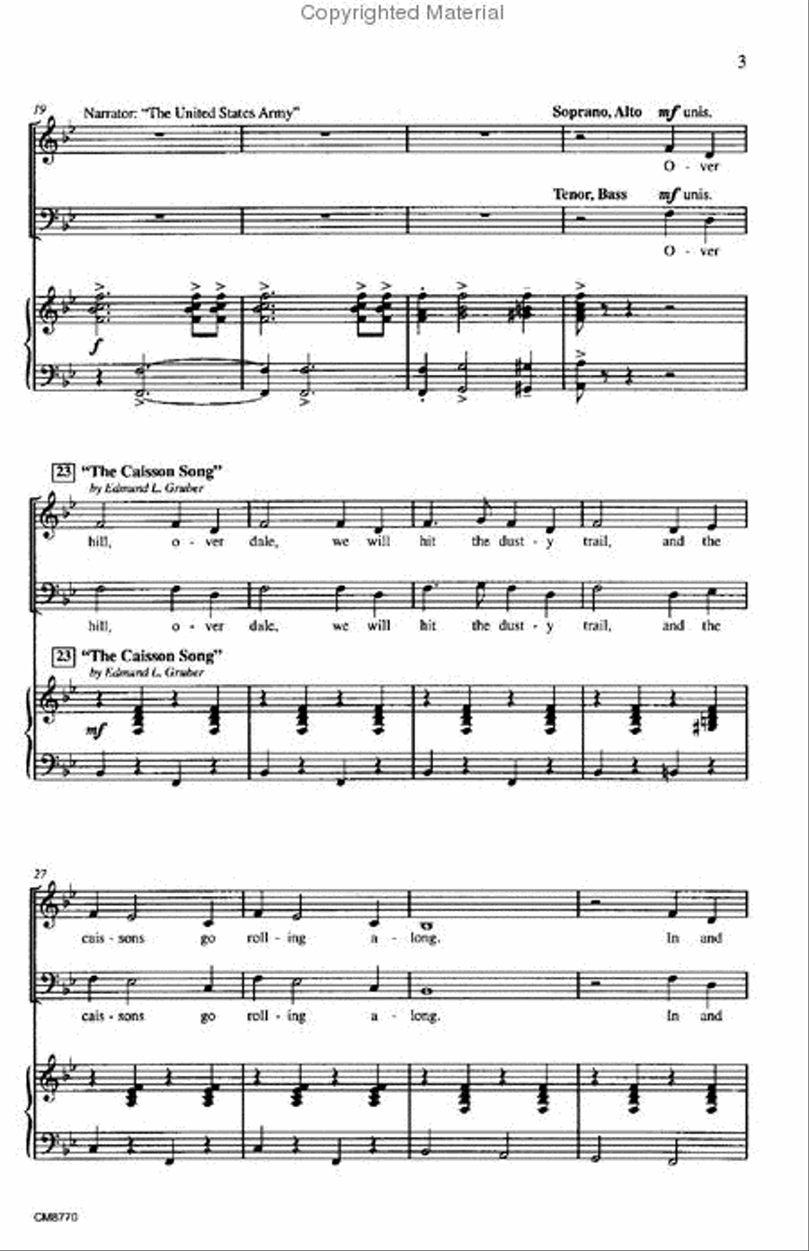 American Heroes Choir scores gallery preview page 3