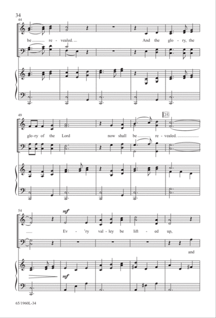 A New Birth...A New Beginning 4-Part scores gallery preview page 35