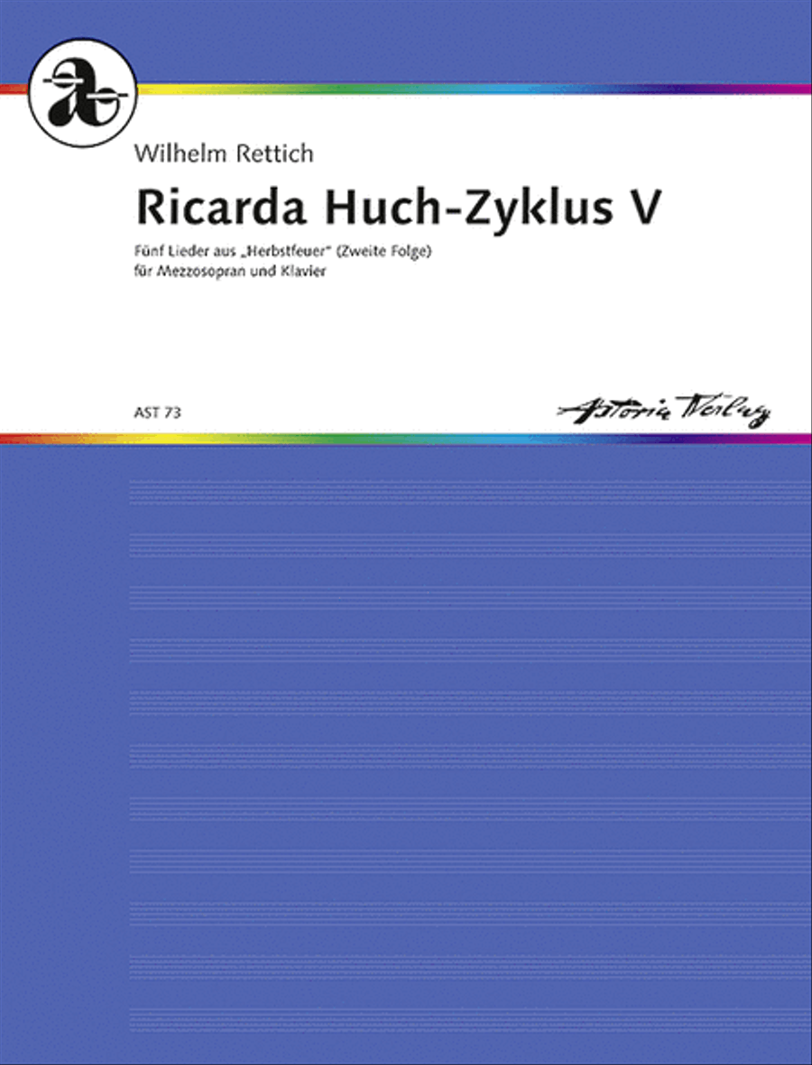 Ricarda Huch-Zyklus V Ricarda Huch-Zyklus V Mezzo-Soprano Voice scores gallery preview page 1