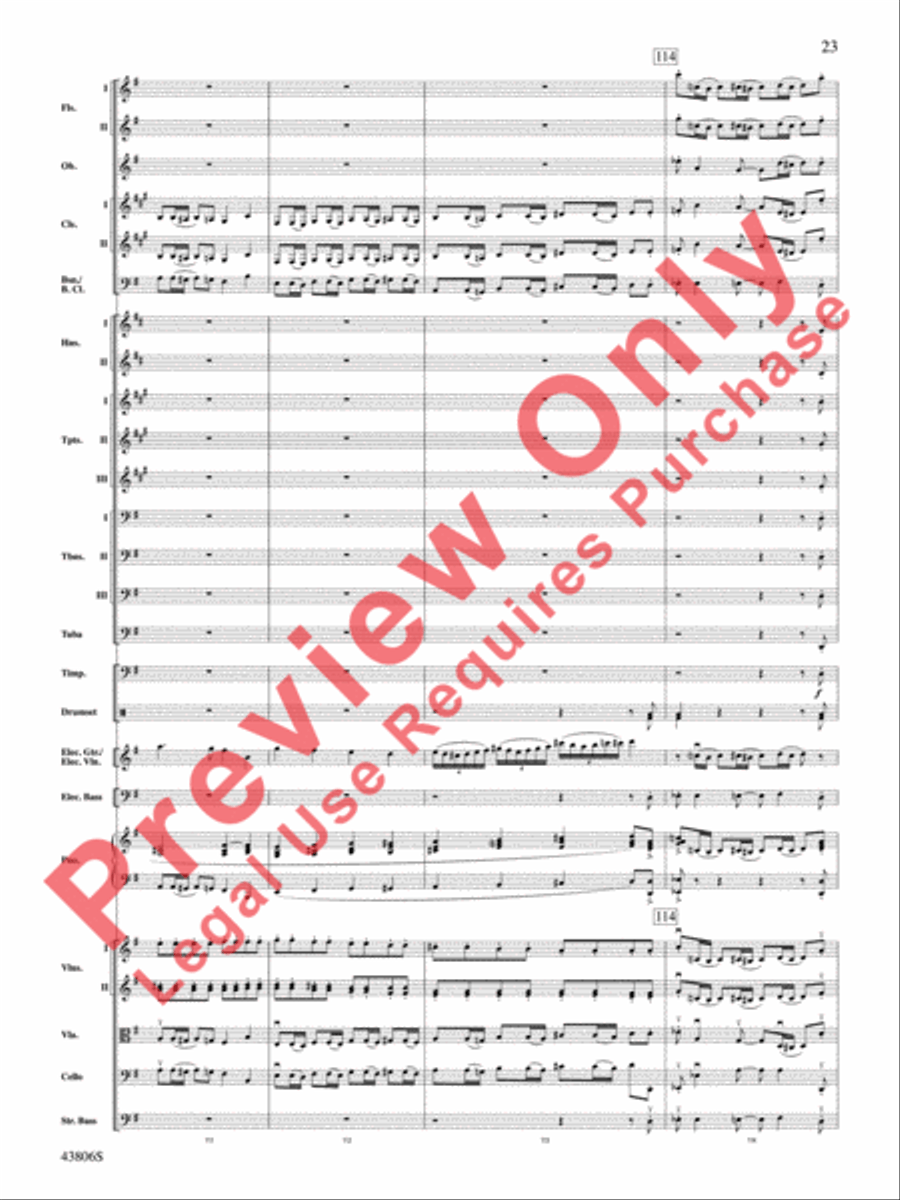 A Mad Russian's Christmas Full Orchestra scores gallery preview page 24