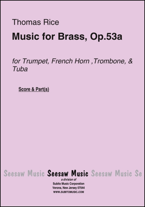 Music for Brass, Op.53a