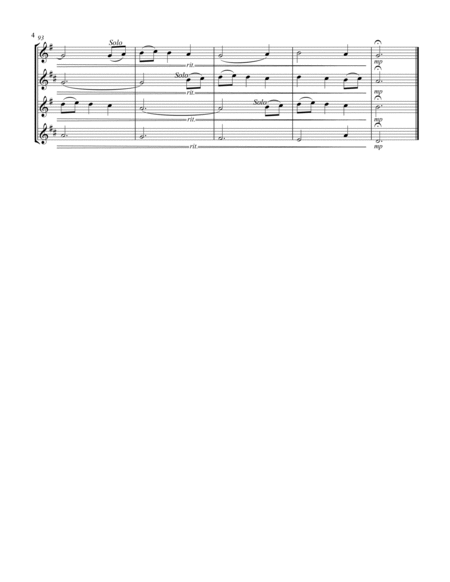 The Holly and the Ivy (for Saxophone Quartet SATB or AATB) image number null