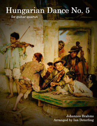 Book cover for Hungarian Dance No. 5 (for Guitar Quartet)