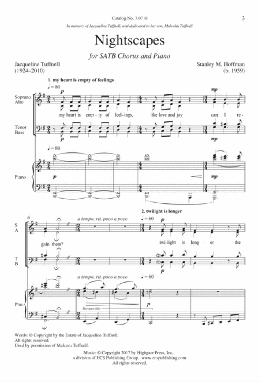 Nightscapes Nightscapes Divisi scores gallery preview page 2