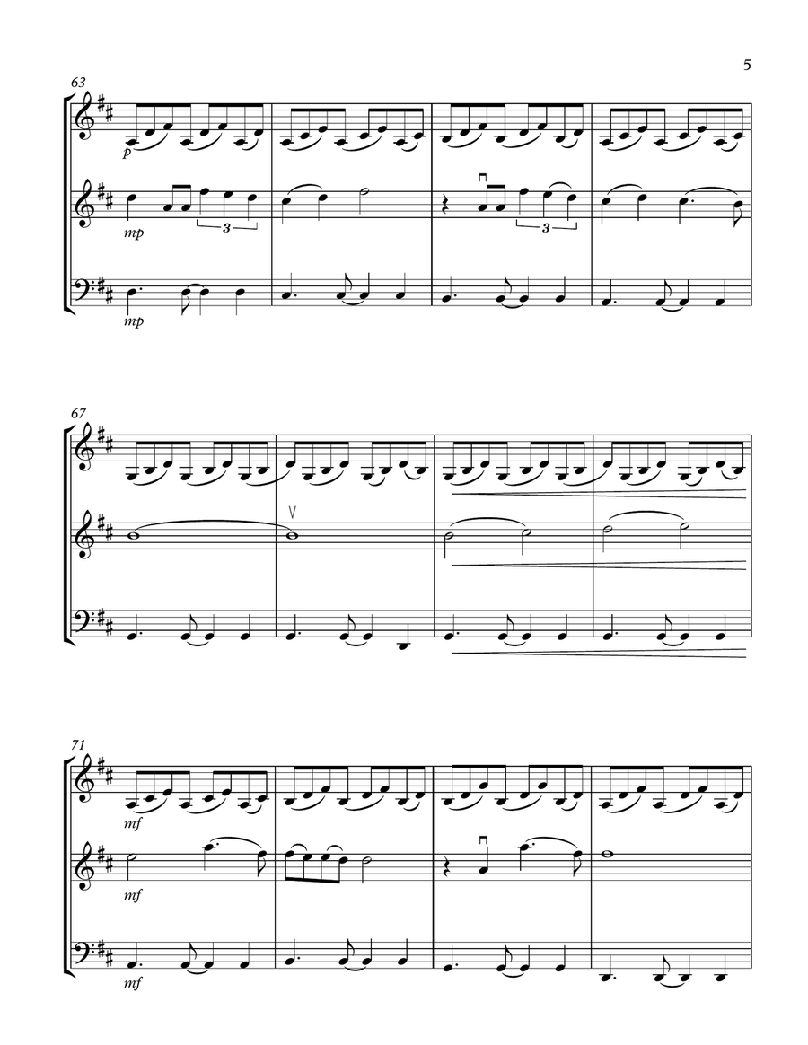 Turning Page String Trio scores gallery preview page 5