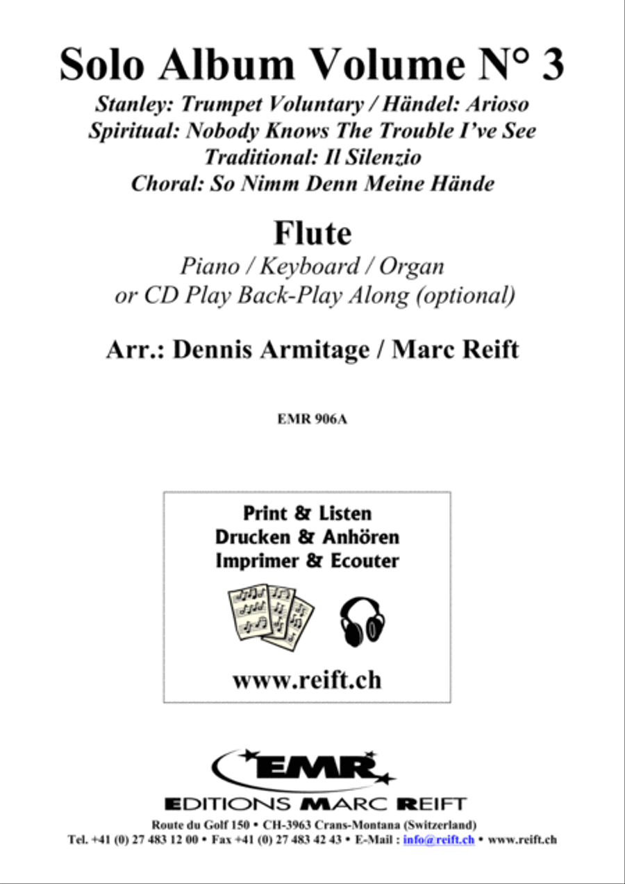 Solo Album Volume 03 Flute Solo scores gallery preview page 2