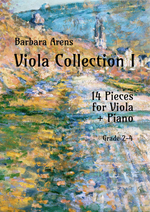 Book cover for Viola Collection I - 14 Pieces for Viola + Piano Grade 2-4