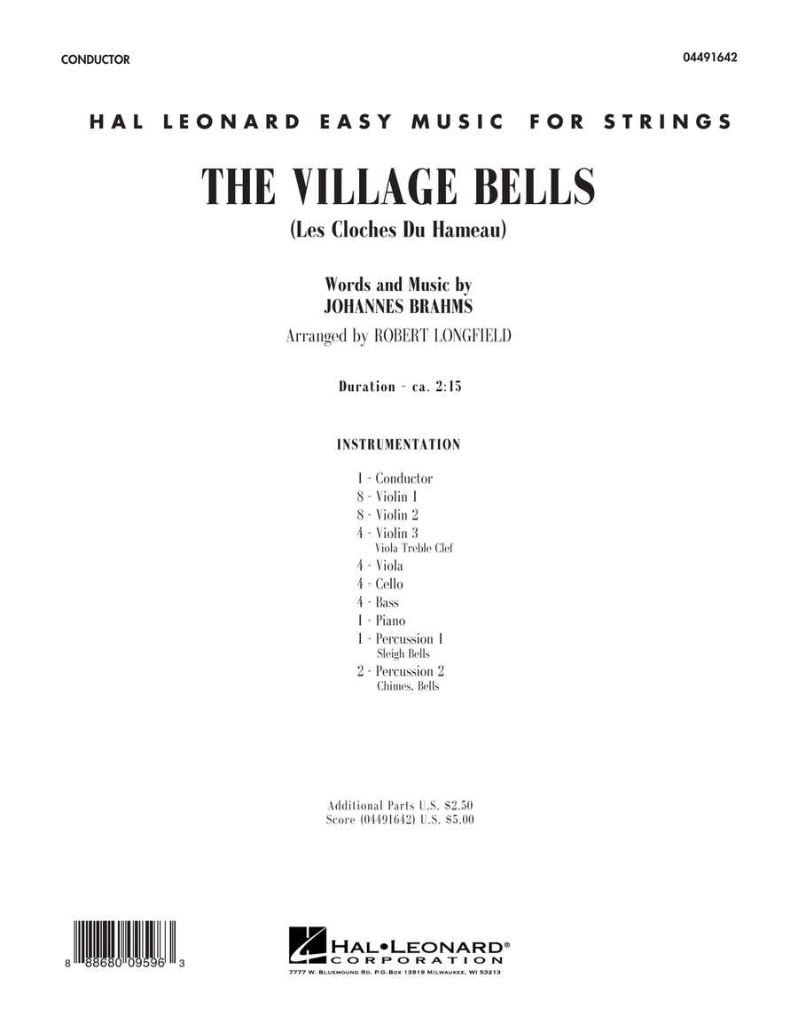 The Village Bells (Les Cloche du Hameau) - Conductor Score (Full Score)