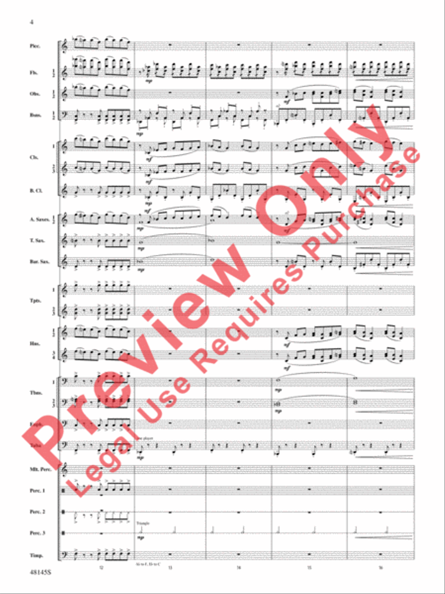 The River Seneca The River Seneca Concert Band scores gallery preview page 5