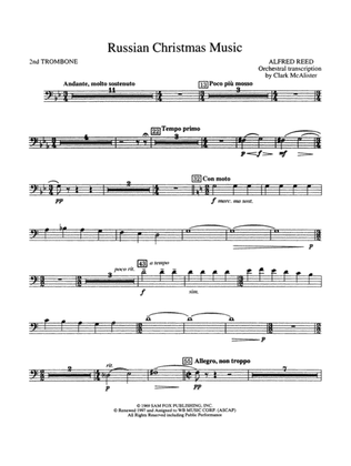 Russian Christmas Music: 2nd Trombone