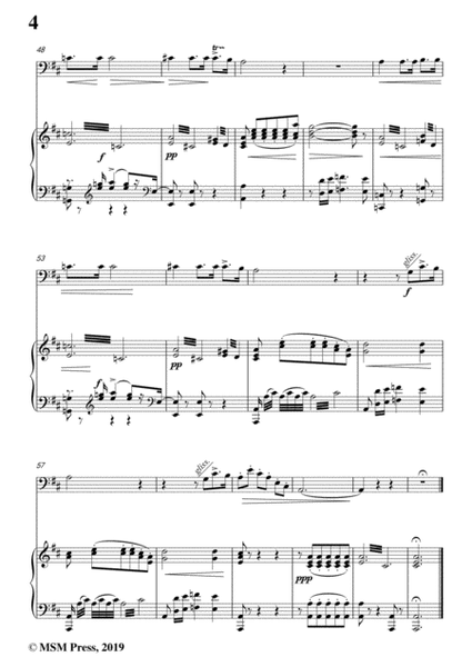 Verdi-Il lacerate spirito(A te l'estremo addio), for Cello and Piano image number null