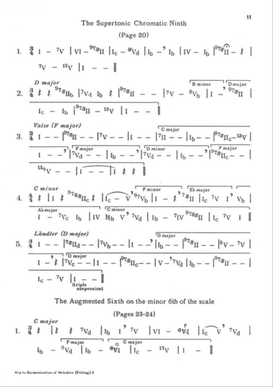 Key to Harmonization of Melodies at the Keyboard Book 3 Piano Method scores gallery preview page 4