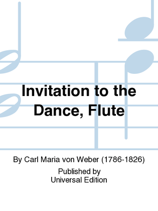 Book cover for Invitation To the Dance, Flute