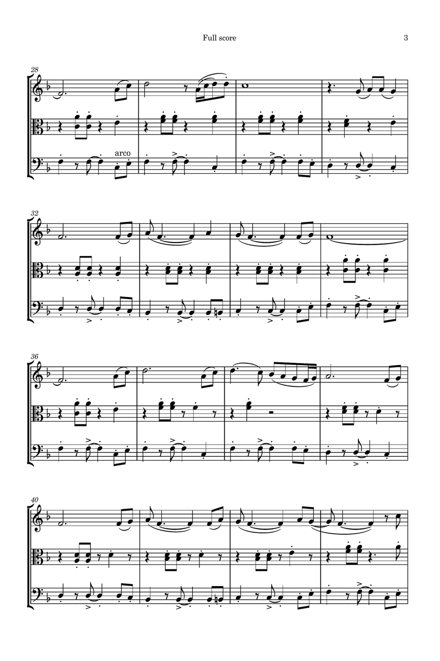 Stand By Me String Trio scores gallery preview page 3