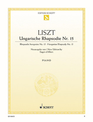 Book cover for Hungarian Rhapsody No. 15