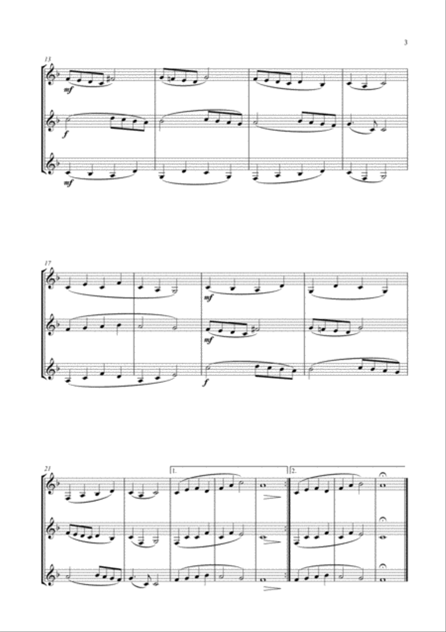 Christmas Carols Collection for Horn Trio image number null