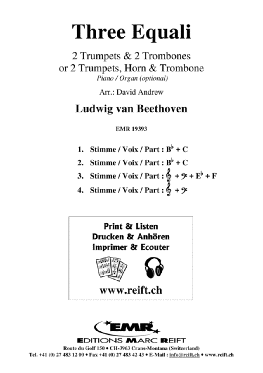 Three Equali Brass Ensemble scores gallery preview page 2