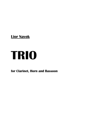 Book cover for "Trio - for Clarinet, Bassoon and Horn" - [Score & Parts]