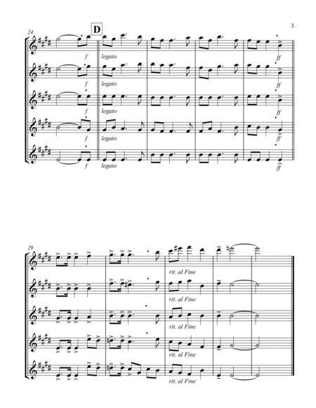 O Christmas Tree (G) (Alto Saxophone Quintet)