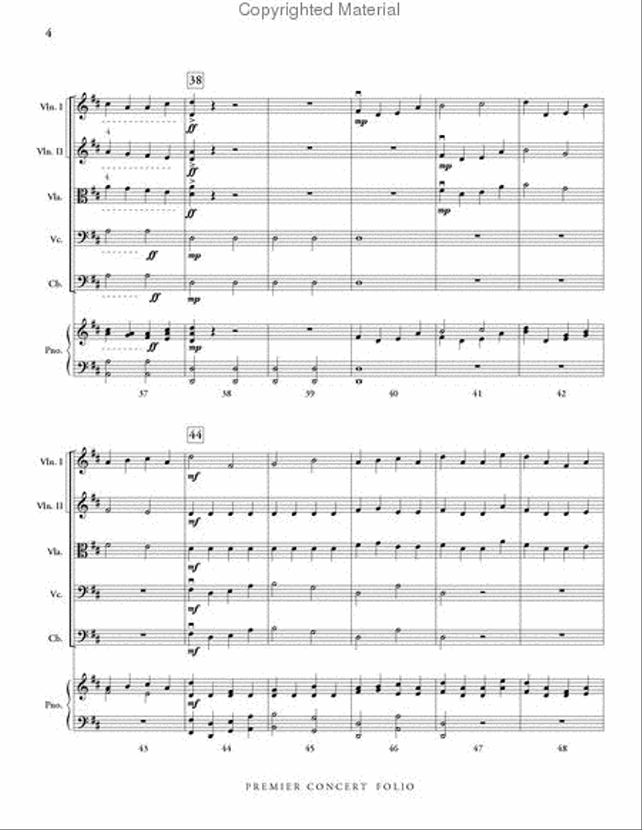Premier Concert Folio, Vol. 1 String Orchestra scores gallery preview page 5