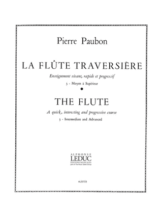 Book cover for La Flute Traversiere Vol.3 (flute Solo)