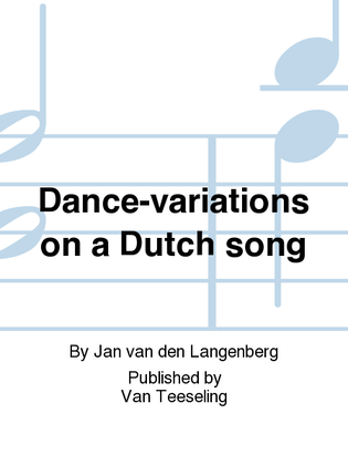 Book cover for Dance-variations on a Dutch song