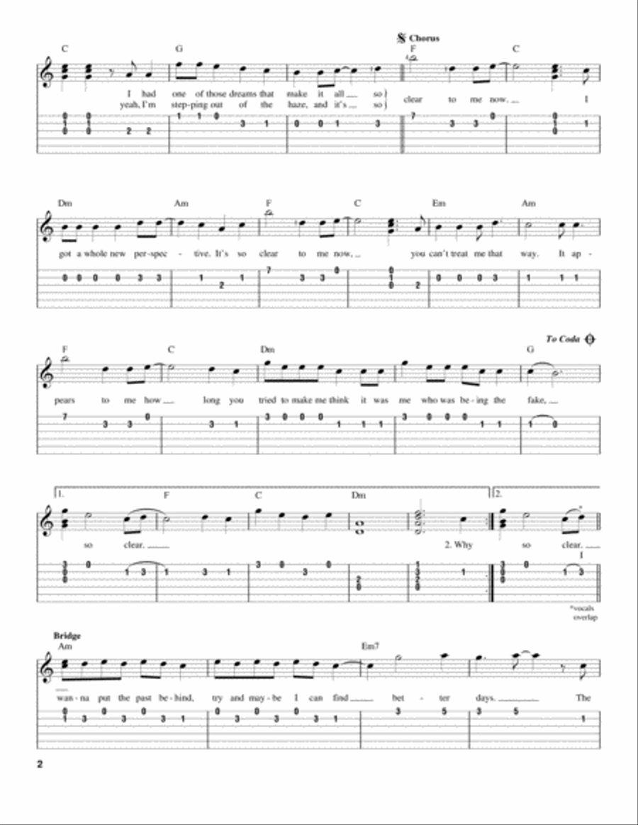 Clear Acoustic Guitar scores gallery preview page 2