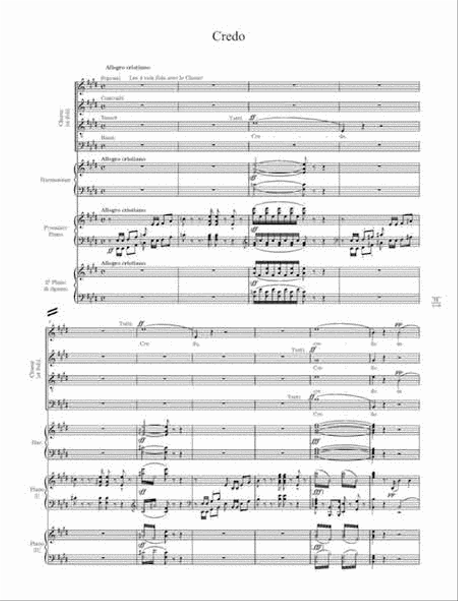 Petite Messe Solennelle Choir scores gallery preview page 6
