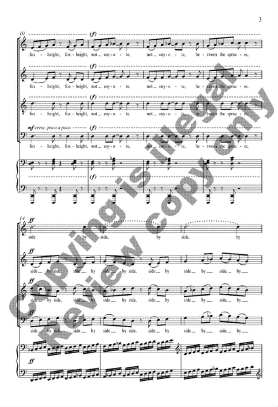 Night Vision 4-Part scores gallery preview page 14